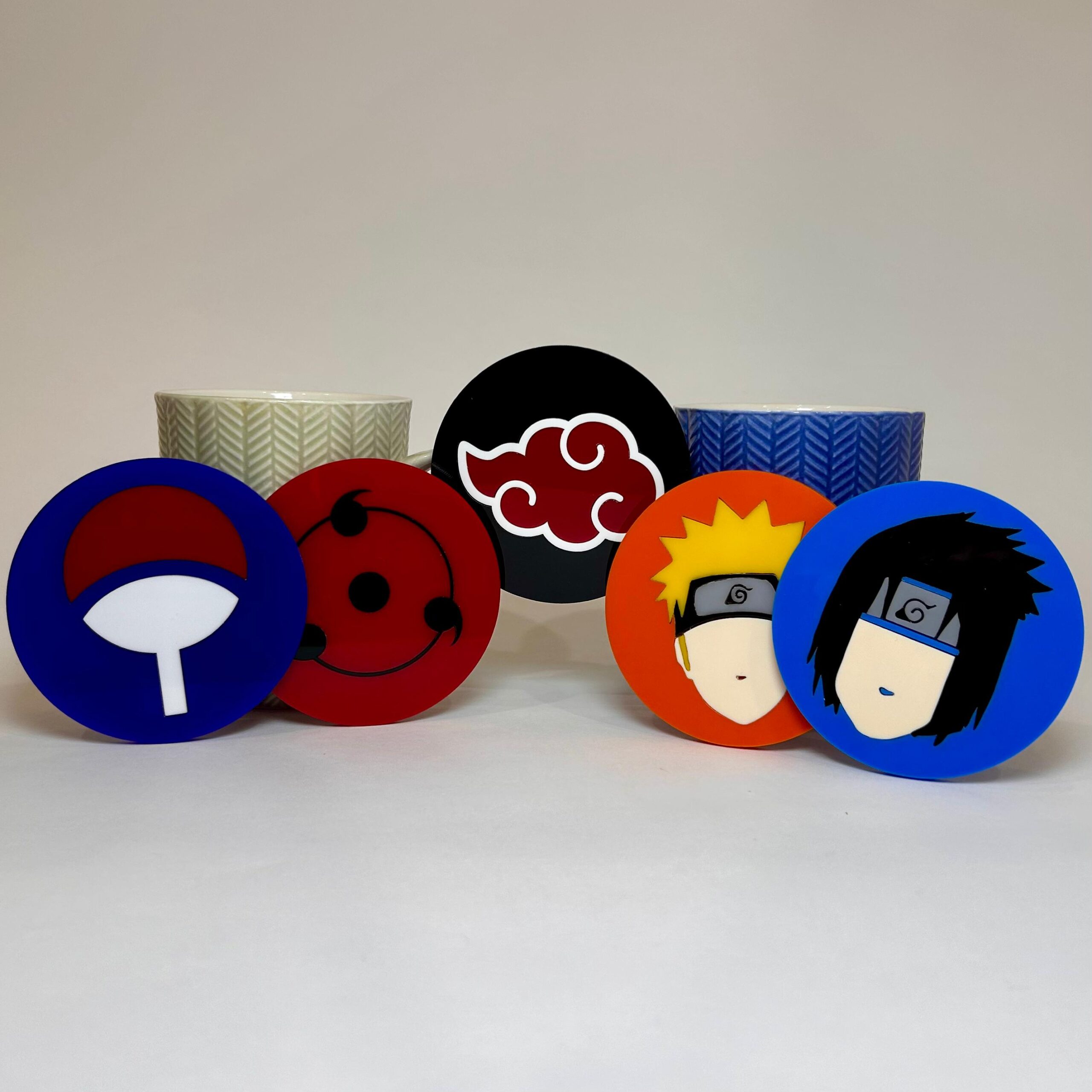 Naruto Themed Plexiglass Coasters